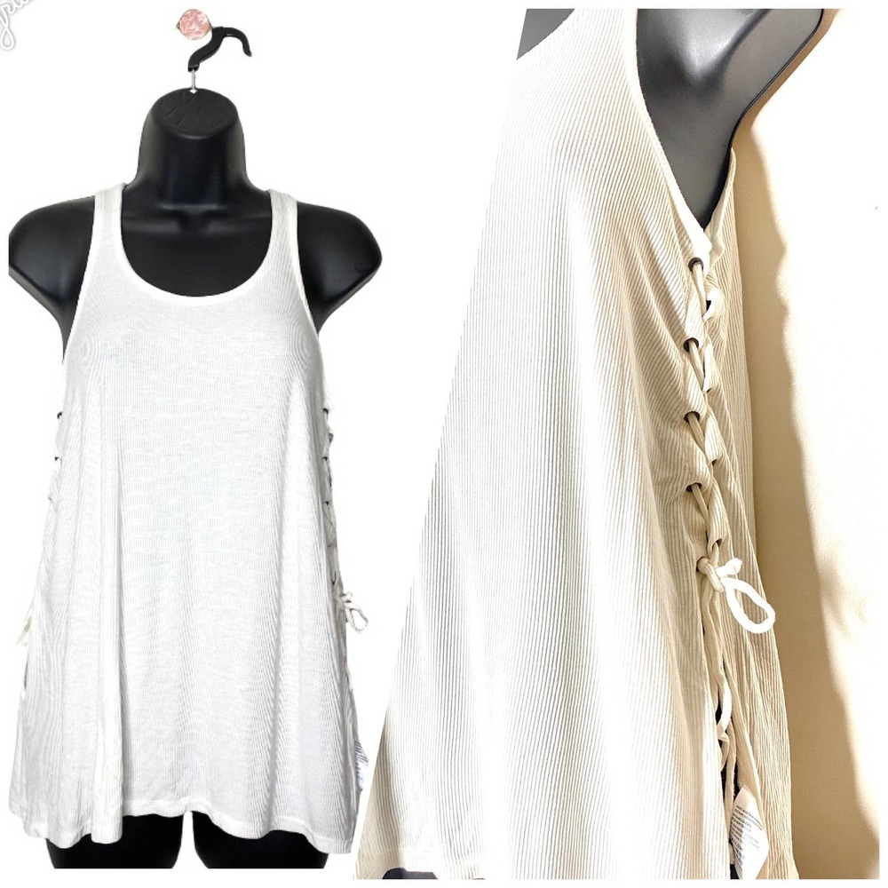 American Eagle Outfitters White Swing Tank Top XS - Picture 1 of 8